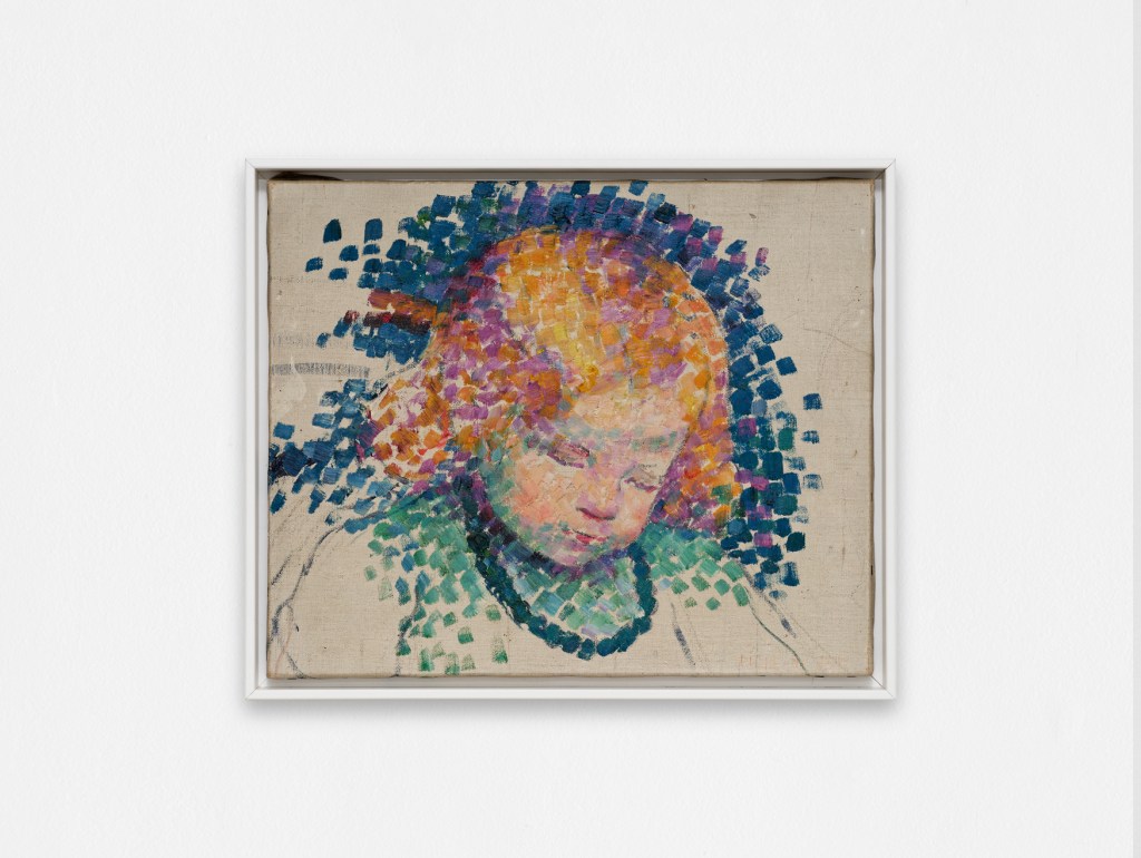 Portrait de Ginette Signac par sa mère, Jeanne S.D., c. 1916, Huile sur toile, 27,2 x 33 cm