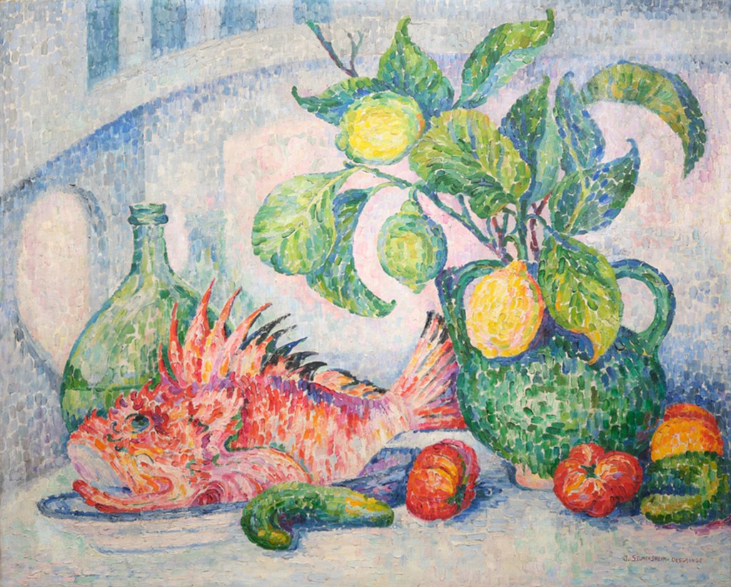 Rascasse et citrons, c. 1911-1914, Huile sur toile, 73,5 x 90 cm